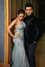 Malaika Arora Khan, Karan Johar on the sets of India